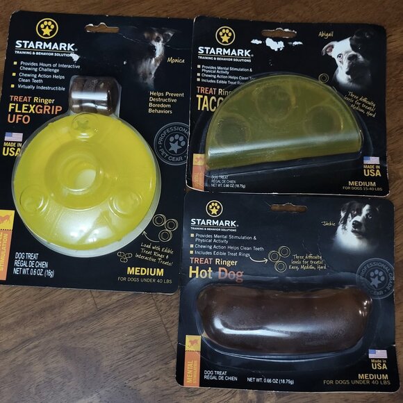 STARMARK ~ Set of 3 Training & Behavior Activities ~ Dog Toys ~  NWT - Picture 1 of 8